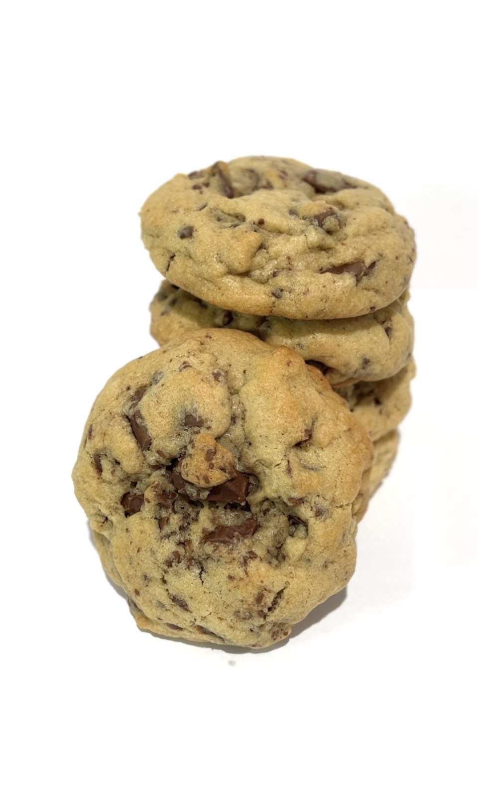 chewy soft chocolate chunk thick cookie chewy soft center